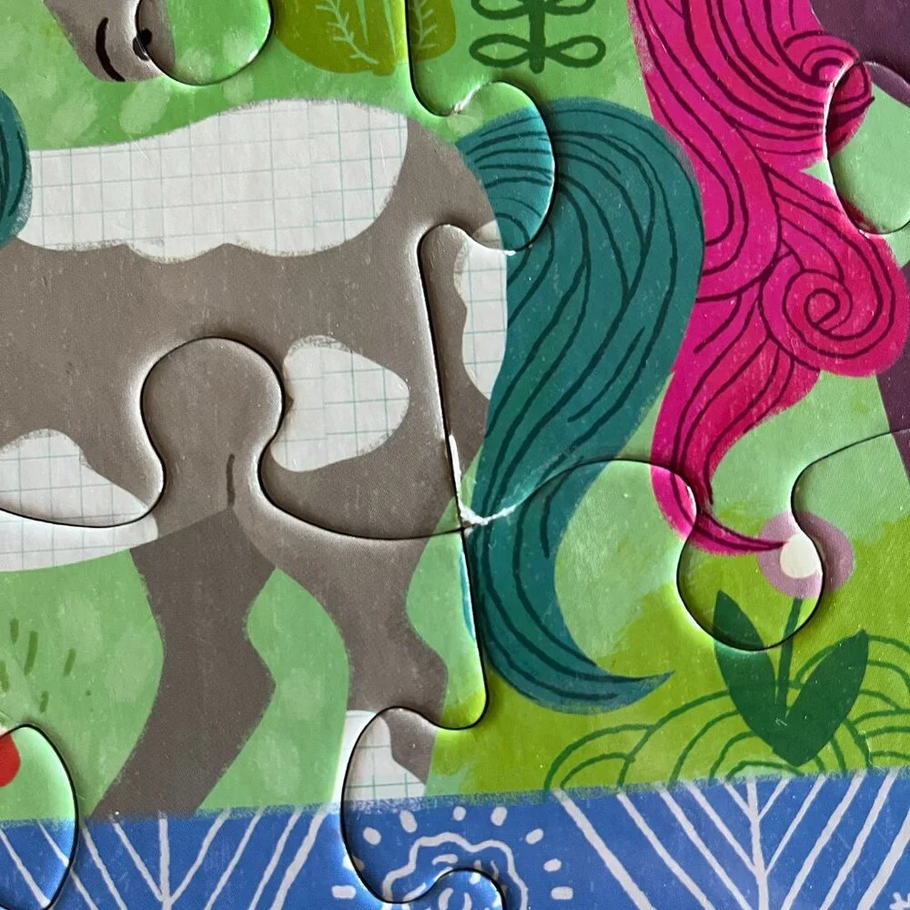 Mudpuppy horses and mermaids cube puzzles